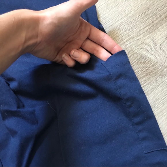 XS Navy Blue Scrub Pants - Picture 2 of 4